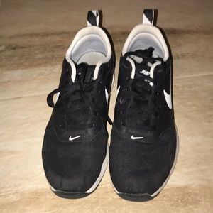 Black & White Nike Air Shoes